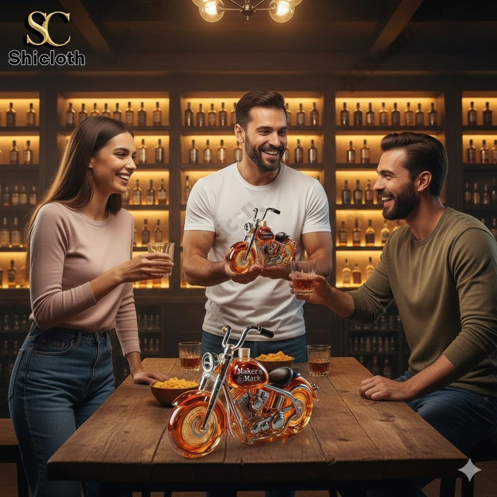 Motorcycle Crown Royal Bottle - Adult & Kids T-Shirts, Sweatshirts & Hoodies apparel design preview 1