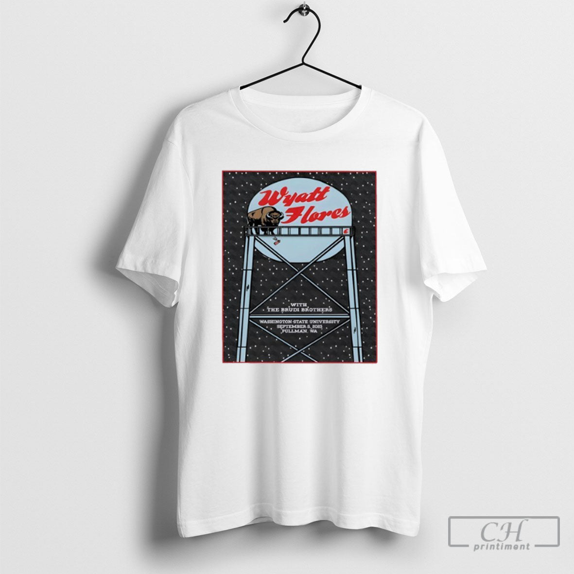 09 05 2025 Wyatt Flores Pullman Wa - Adult & Kids T-Shirts, Sweatshirts & Hoodies apparel design preview 1
