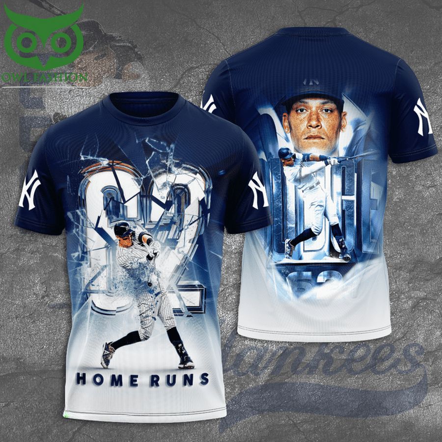 New York Yankees MLB Aaron Judge Home Runs 3D - Adult & Kids T-Shirts, Sweatshirts & Hoodies apparel design preview 1