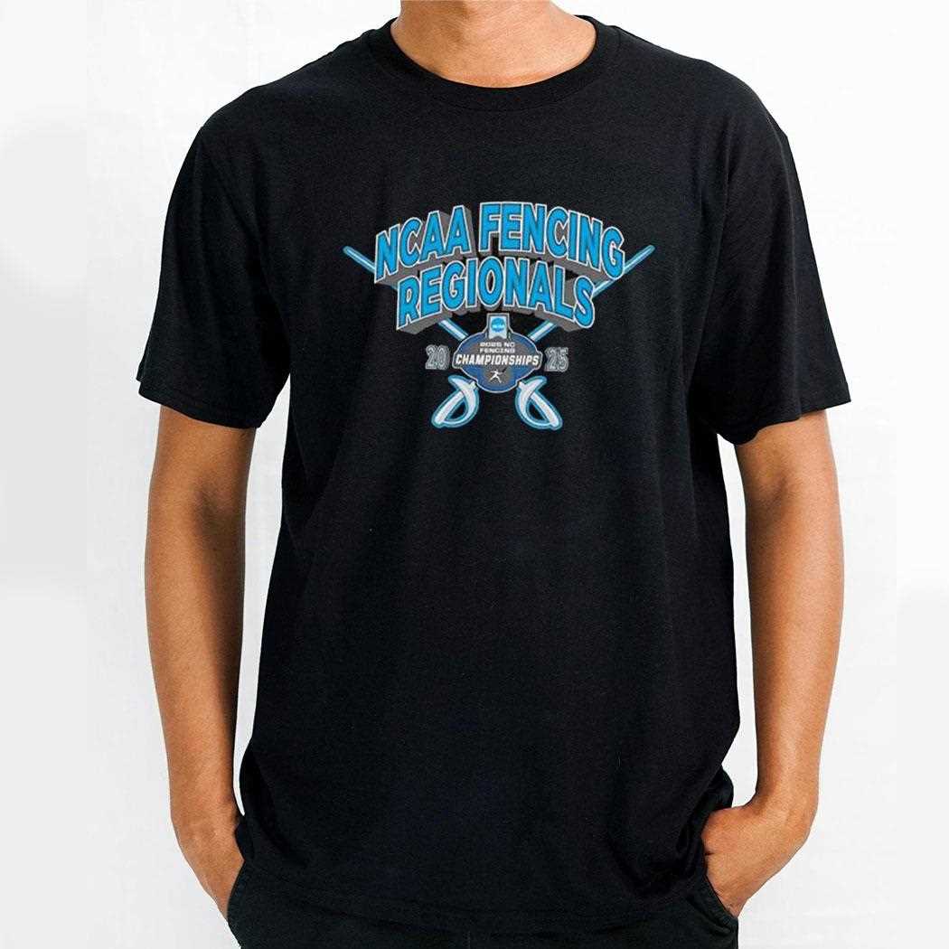 Ncaa Fencing Regionals Championships 2025 Black - Adult & Kids T-Shirts, Sweatshirts & Hoodies apparel design preview 1