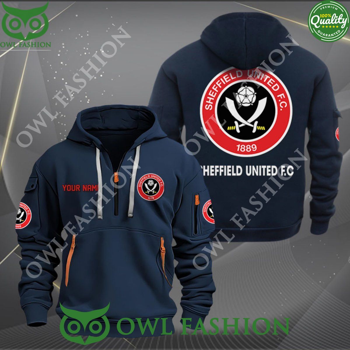 Sheffield United Premier League Personalized Limited - Adult & Kids T-Shirts, Sweatshirts & Hoodies apparel design preview 1