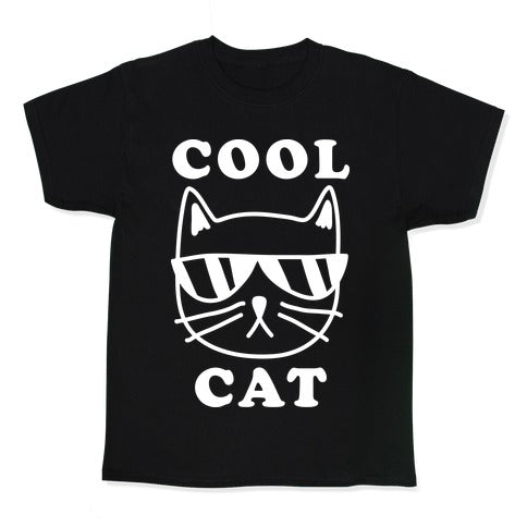 Cool Cat Kid's - Adult & Kids T-Shirts, Sweatshirts & Hoodies apparel design preview 1