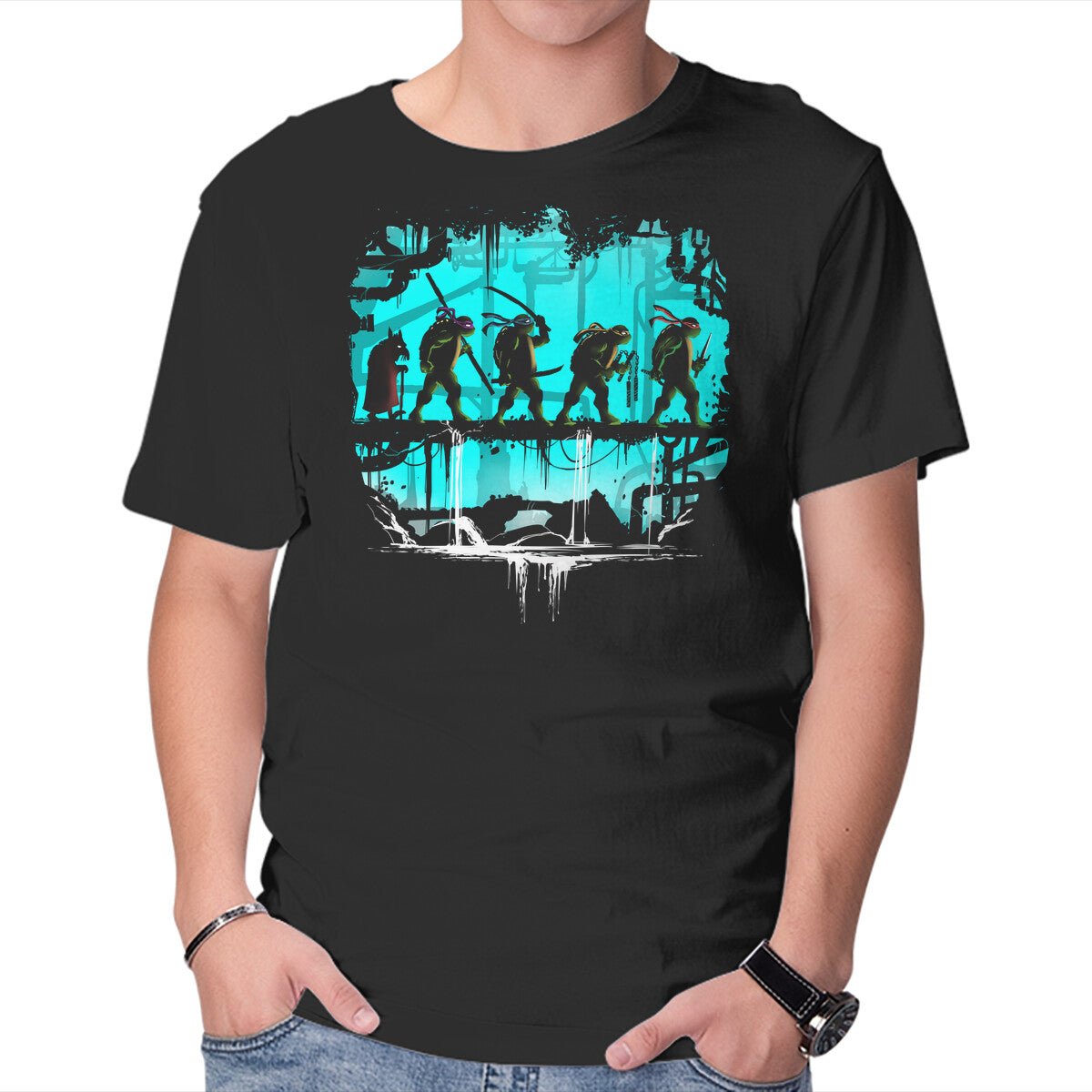 The Fellowship Of Turtles - Adult & Kids T-Shirts, Sweatshirts & Hoodies apparel design preview 1