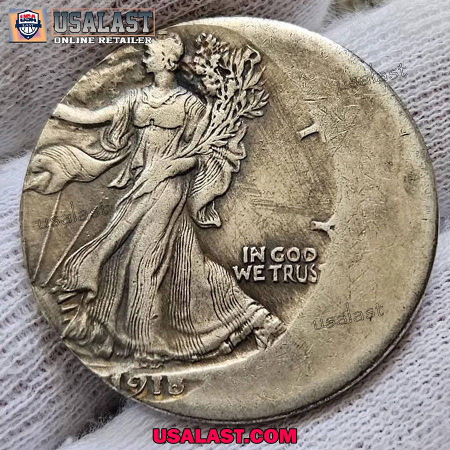 1987 American Silver Eagle Dollar Commemorative Coin - Adult & Kids T-Shirts, Sweatshirts & Hoodies apparel design preview 1