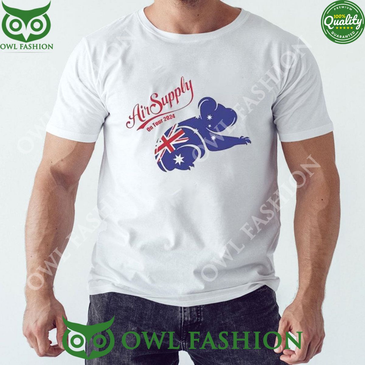 2024 Air Supply Tour Koala - Adult & Kids T-Shirts, Sweatshirts & Hoodies apparel design preview 1