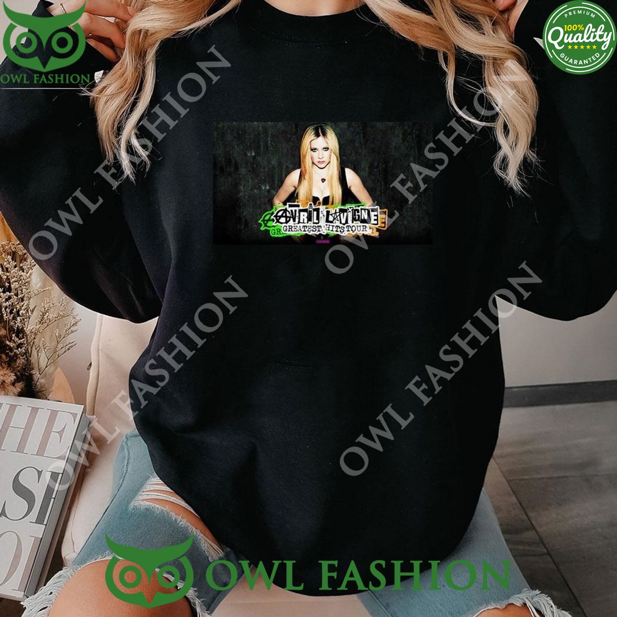2024 Avril Lavigne Greatest Hits Tour - Adult & Kids T-Shirts, Sweatshirts & Hoodies apparel design preview 1