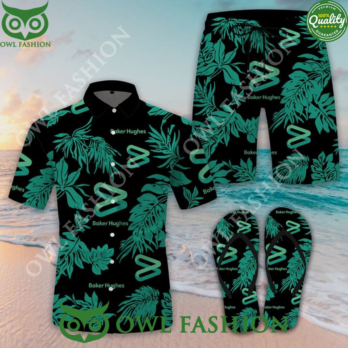 2024 BAKER HUGHES energy company FLIP FLOPS AND COMBO - Adult & Kids T-Shirts, Sweatshirts & Hoodies apparel design preview 1