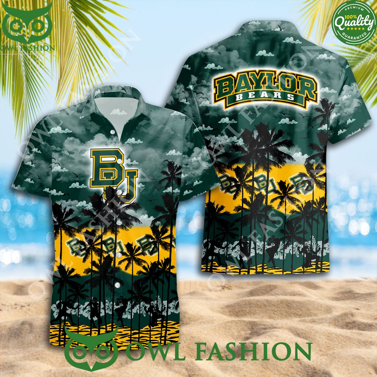 2024 Baylor Bears special version Hawaiian Trending - Adult & Kids T-Shirts, Sweatshirts & Hoodies apparel design preview 1