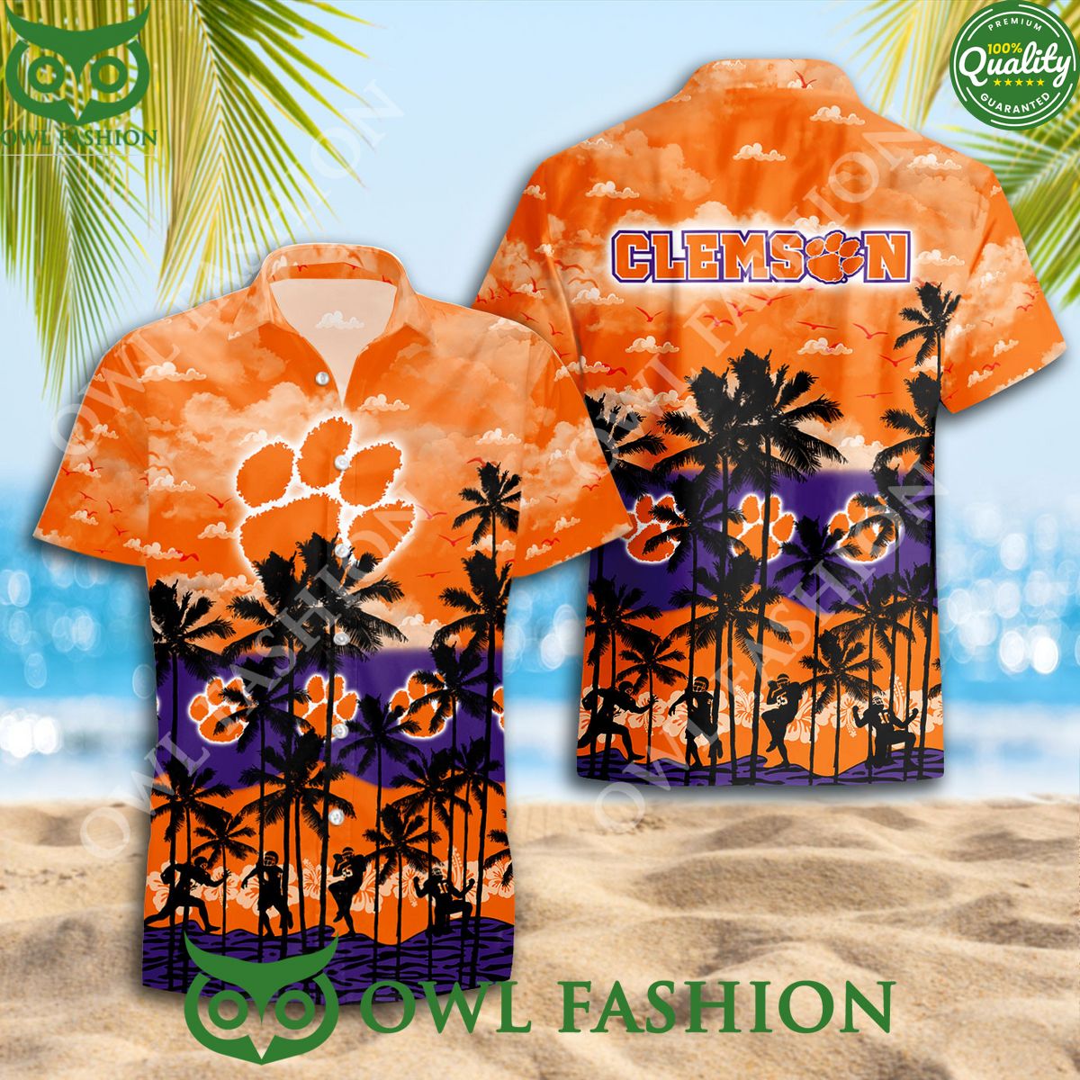 2024 Clemson Tigers Hawaiian special version Trending - Adult & Kids T-Shirts, Sweatshirts & Hoodies apparel design preview 1