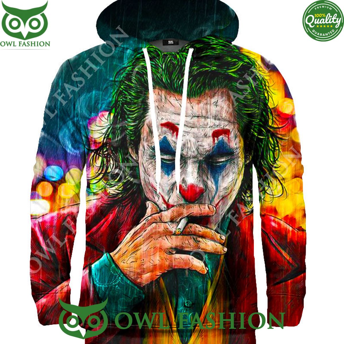 2024 Joker Smoking - Adult & Kids T-Shirts, Sweatshirts & Hoodies apparel design preview 1