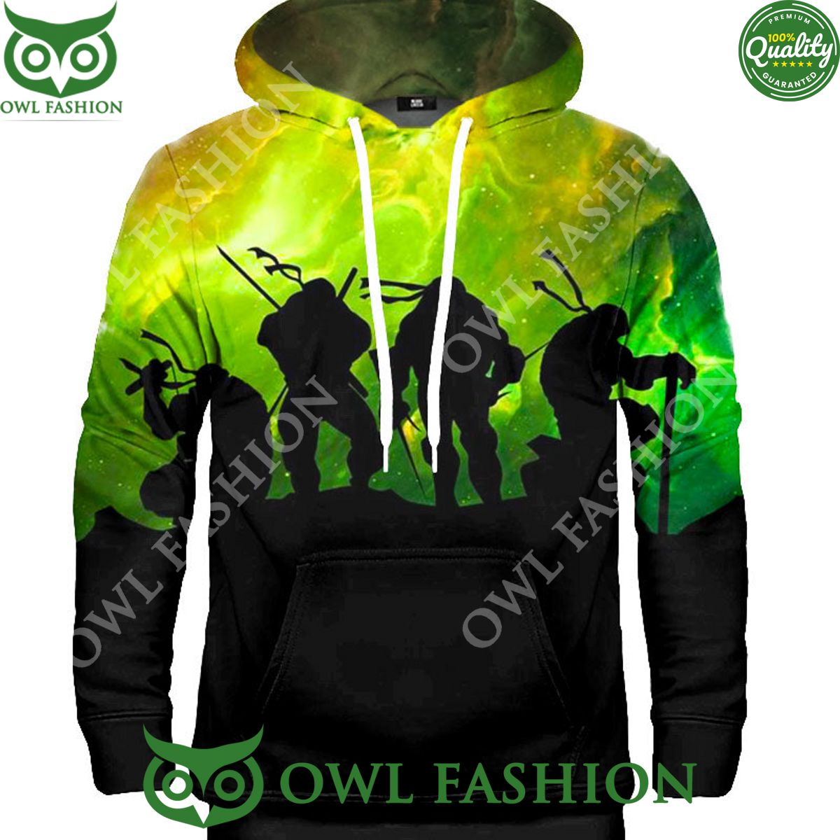 2024 Ninja Turtles Forest Autumn - Adult & Kids T-Shirts, Sweatshirts & Hoodies apparel design preview 1