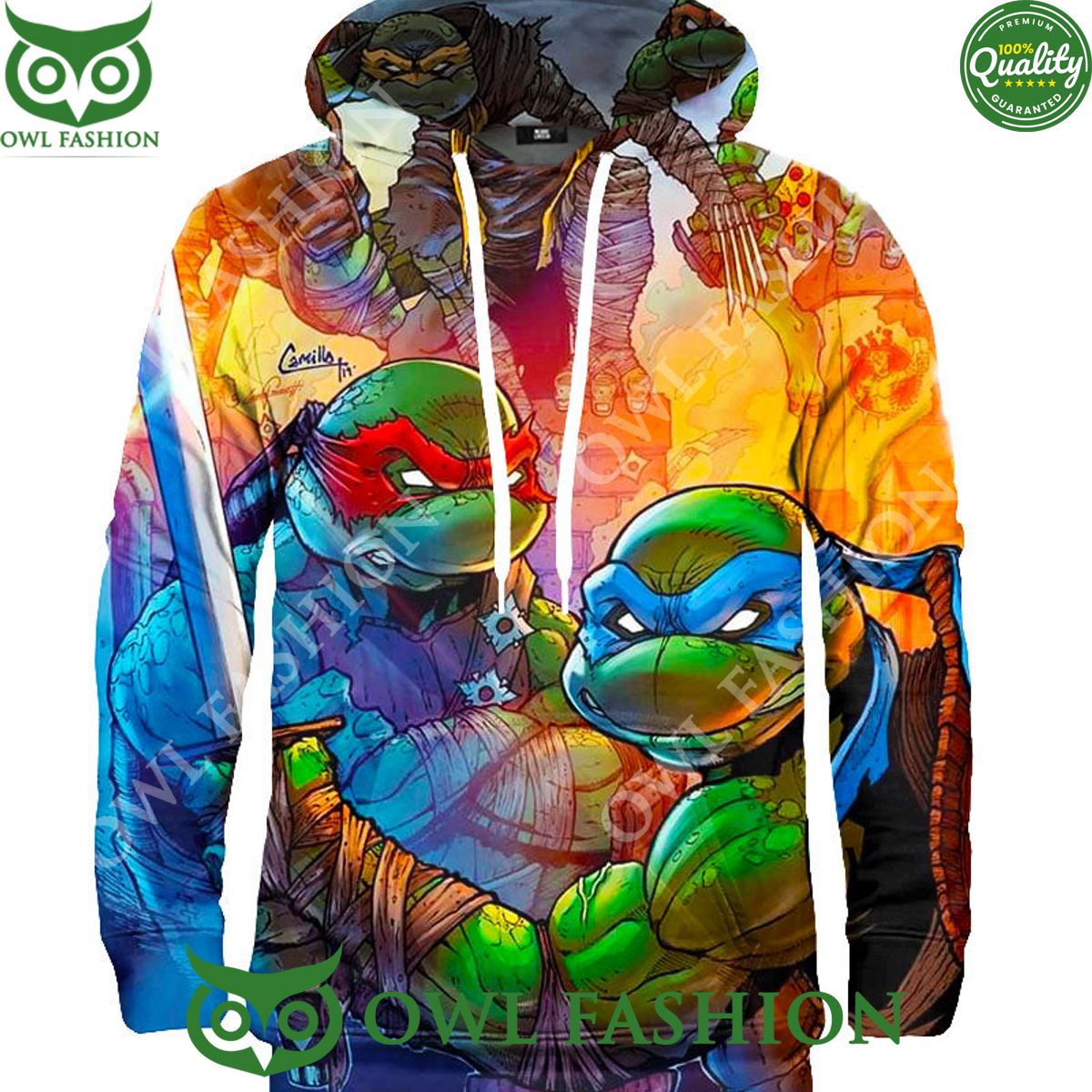 2024 Ninja Turtles Movie AOP - Adult & Kids T-Shirts, Sweatshirts & Hoodies apparel design preview 1
