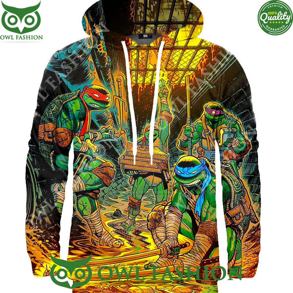 2024 Ninja Turtles with Swords - Adult & Kids T-Shirts, Sweatshirts & Hoodies apparel design preview 1
