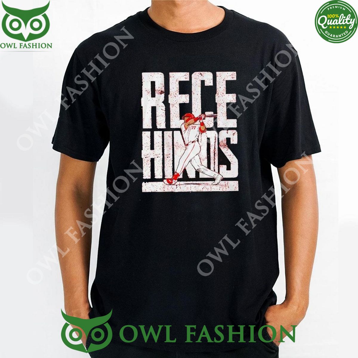 2024 Rece Hinds Slugger Swing Baseball - Adult & Kids T-Shirts, Sweatshirts & Hoodies apparel design preview 1