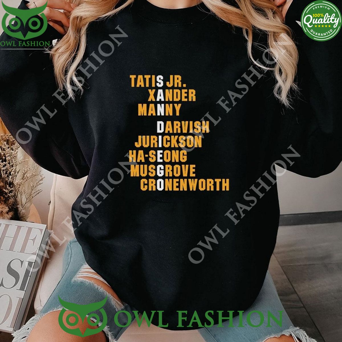 2024 San Diego Padres Names MLB - Adult & Kids T-Shirts, Sweatshirts & Hoodies apparel design preview 1