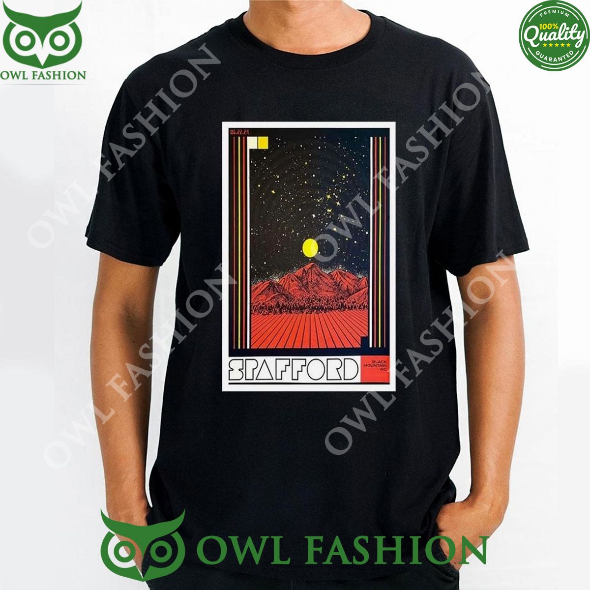 2024 Spafford June 22 Pisgah Brewing Company Black - Adult & Kids T-Shirts, Sweatshirts & Hoodies apparel design preview 1