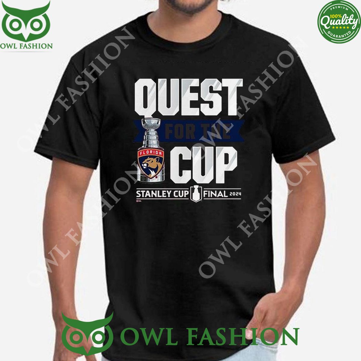 2024 Stanley Cup Final Quest Florida Panthers - Adult & Kids T-Shirts, Sweatshirts & Hoodies apparel design preview 1