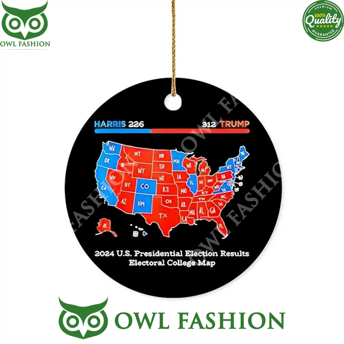 2024 Trump Won Us Presidential Election Results - Adult & Kids T-Shirts, Sweatshirts & Hoodies apparel design preview 1
