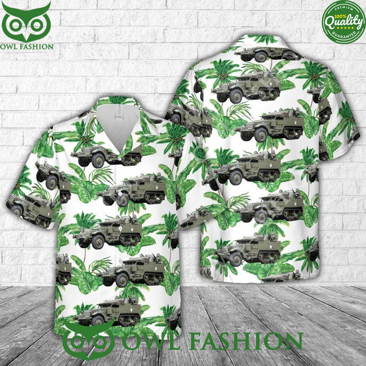 2024 Us Army M16 Multiple Gun Motor Carriage Trendy - Adult & Kids T-Shirts, Sweatshirts & Hoodies apparel design preview 1