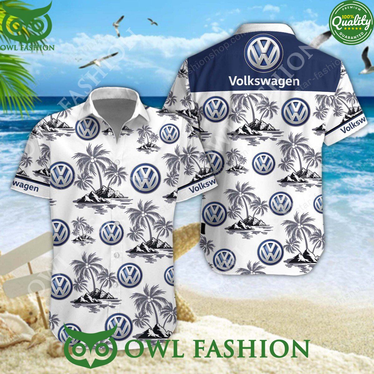 2024 Volkswagen Car Custom Color Hawaiian Short - Adult & Kids T-Shirts, Sweatshirts & Hoodies apparel design preview 1