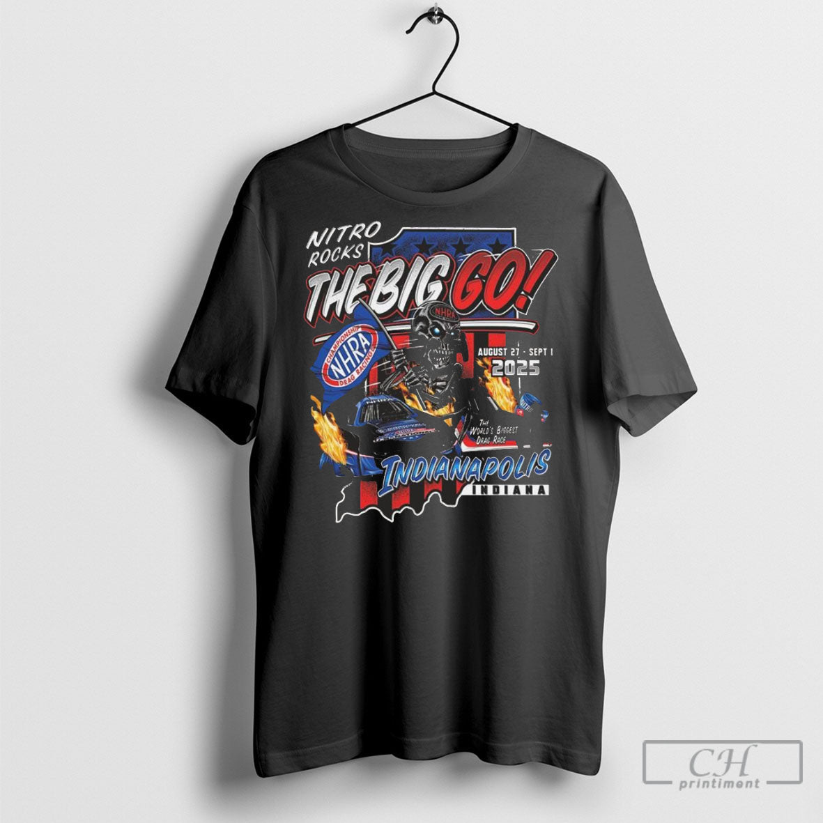 2025 Cornwell Quality Tools Nhra U S Nationals Nitro - Adult & Kids T-Shirts, Sweatshirts & Hoodies apparel design preview 1
