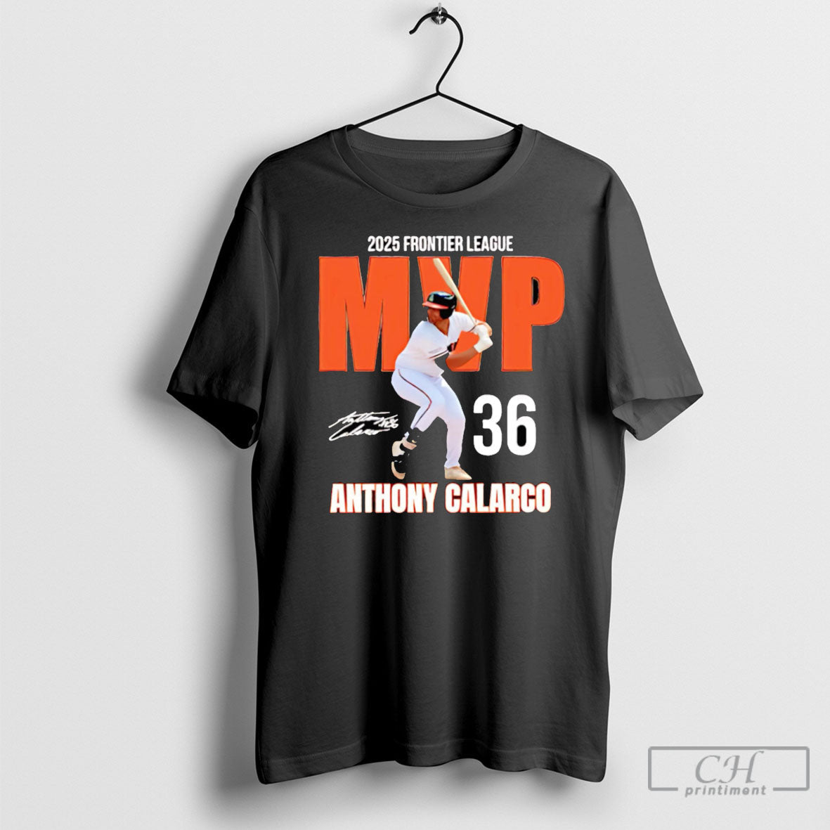 2025 Frontier League Mvp Anthony Calarco - Adult & Kids T-Shirts, Sweatshirts & Hoodies apparel design preview 1