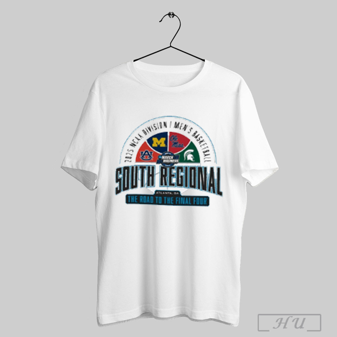 2025 Ncaa Di Mens Basketball South Regional San - Adult & Kids T-Shirts, Sweatshirts & Hoodies apparel design preview 1