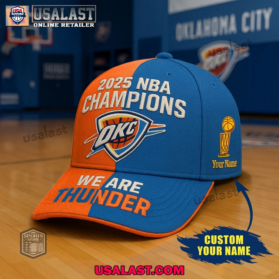 2025 NBA Champions We Are Thunder Custom Name Classic - Adult & Kids T-Shirts, Sweatshirts & Hoodies apparel design preview 1