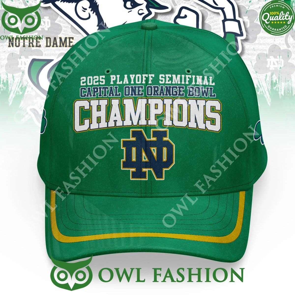 2025 Playoff Semifinal Capital One Orange bowl Notre - Adult & Kids T-Shirts, Sweatshirts & Hoodies apparel design preview 1