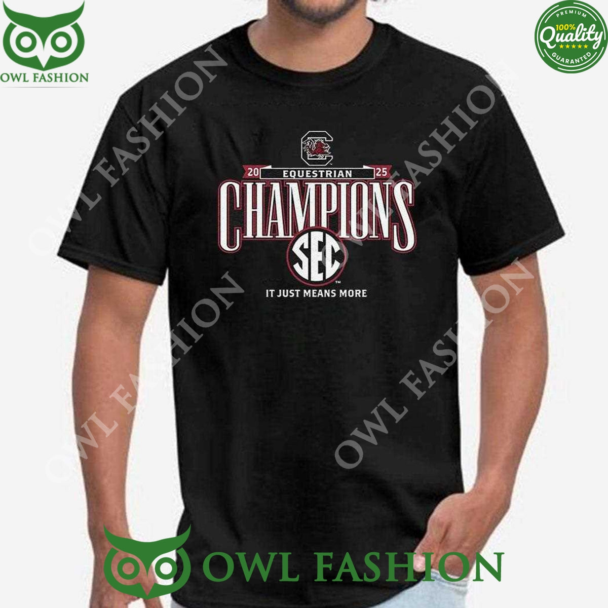 2025 Sec Equestrian Champions South Carolina - Adult & Kids T-Shirts, Sweatshirts & Hoodies apparel design preview 1