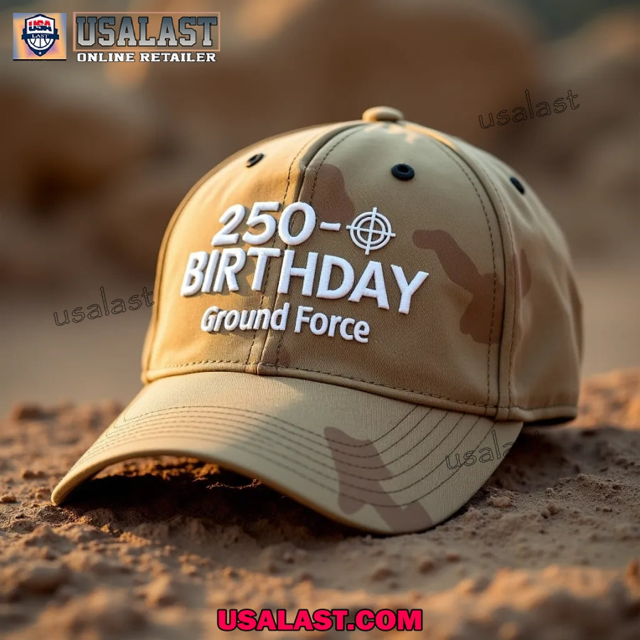 250th Birthday Ground Force Military Classic Cap - Adult & Kids T-Shirts, Sweatshirts & Hoodies apparel design preview 1