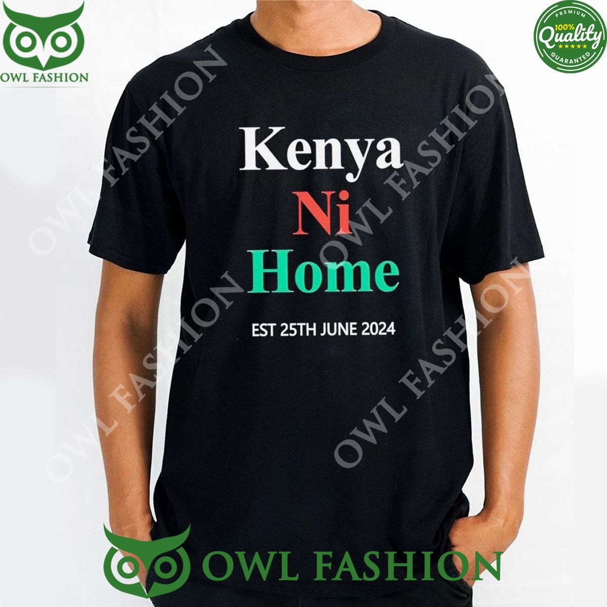 25th June 2024 Linus Kaikai Kenya Ni Home Est - Adult & Kids T-Shirts, Sweatshirts & Hoodies apparel design preview 1