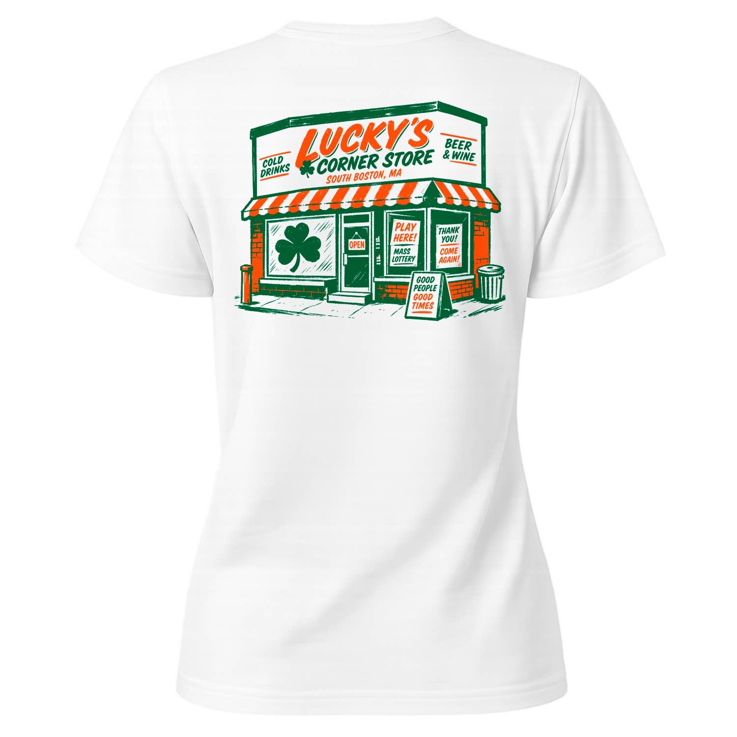 Women's Lucky's Corner Store South Boston Ma - Adult & Kids T-Shirts, Sweatshirts & Hoodies apparel design preview 1
