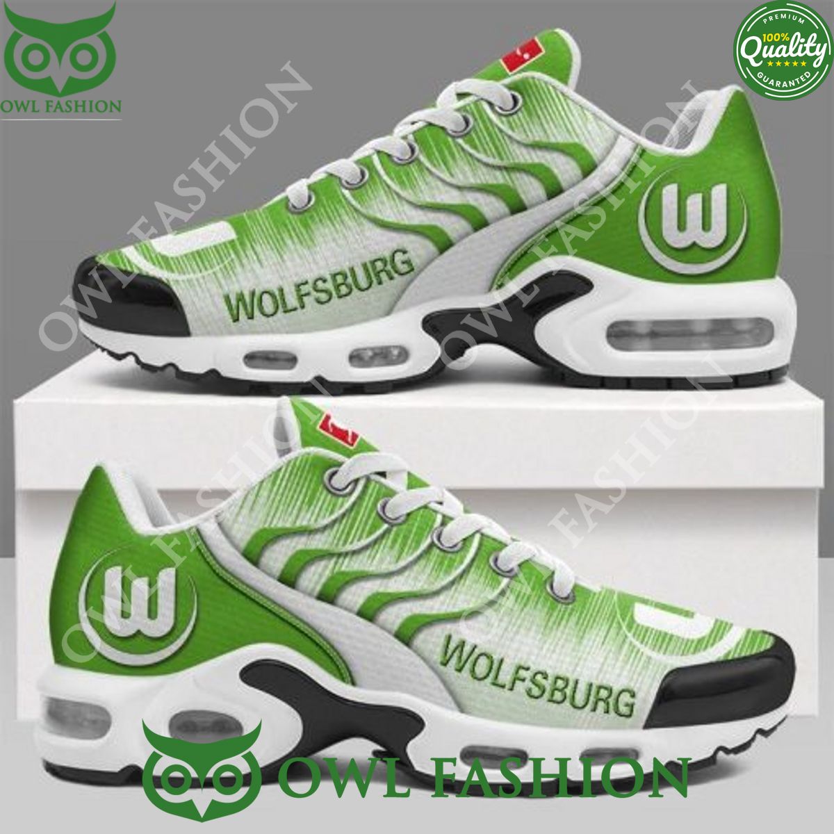 VfL Wolfsburg Sonderausgabe FC Bundesliga Air Max - Adult & Kids T-Shirts, Sweatshirts & Hoodies apparel design preview 1
