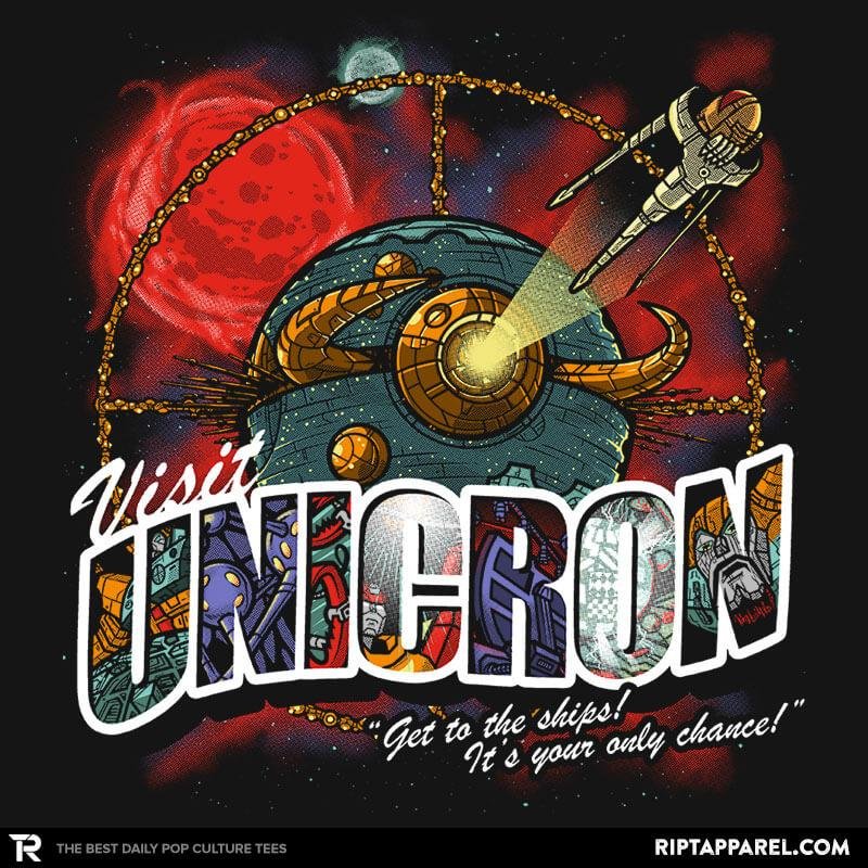 Visit Unicron Exclusive - Adult & Kids T-Shirts, Sweatshirts & Hoodies apparel design preview 1