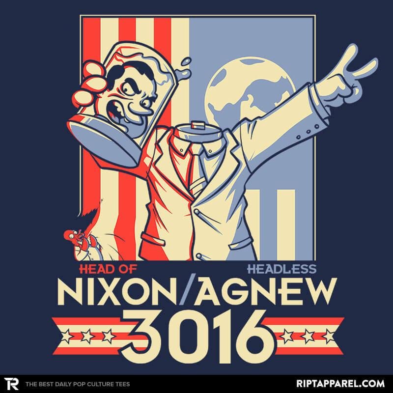 Nixon Agnew 3016 Exclusive - Adult & Kids T-Shirts, Sweatshirts & Hoodies apparel design preview 1