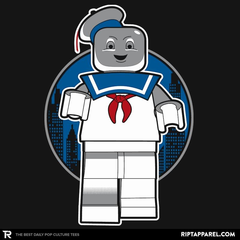 Mini Marshmallow Man Exclusive Brick - Adult & Kids T-Shirts, Sweatshirts & Hoodies apparel design preview 1