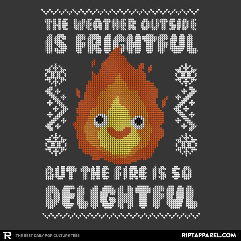 Delightful Fire! Ugly Holiday - Adult & Kids T-Shirts, Sweatshirts & Hoodies apparel design preview 1