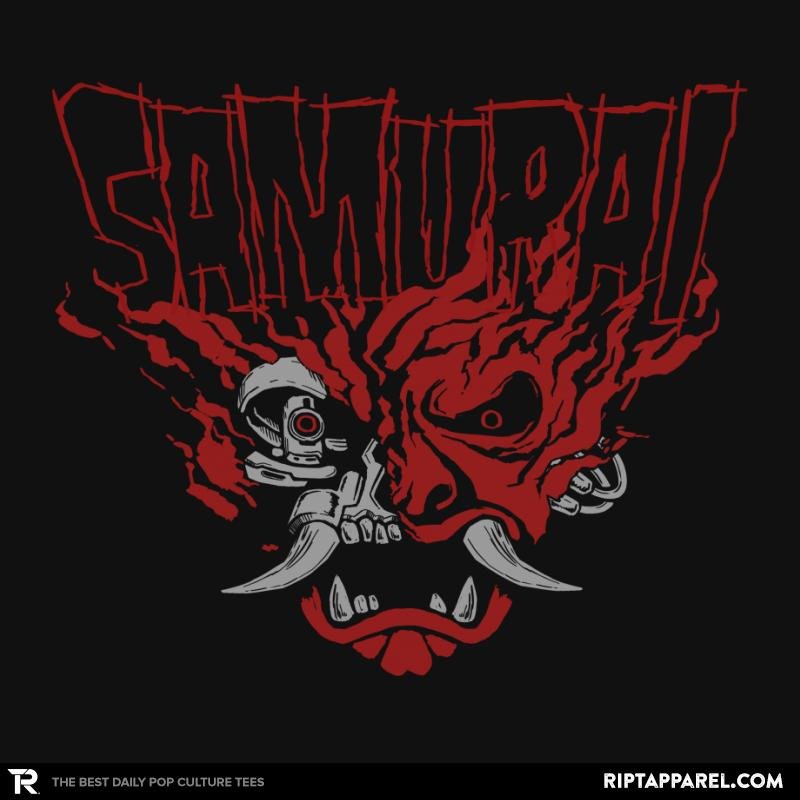 Cyber Samurai - Adult & Kids T-Shirts, Sweatshirts & Hoodies apparel design preview 1