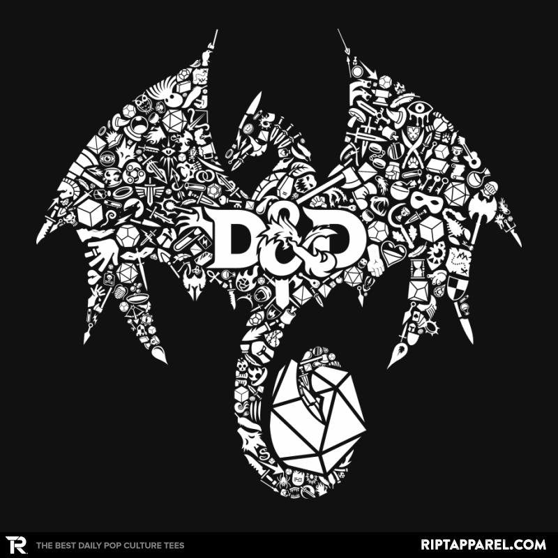 Mosaic Dragon - Adult & Kids T-Shirts, Sweatshirts & Hoodies apparel design preview 1