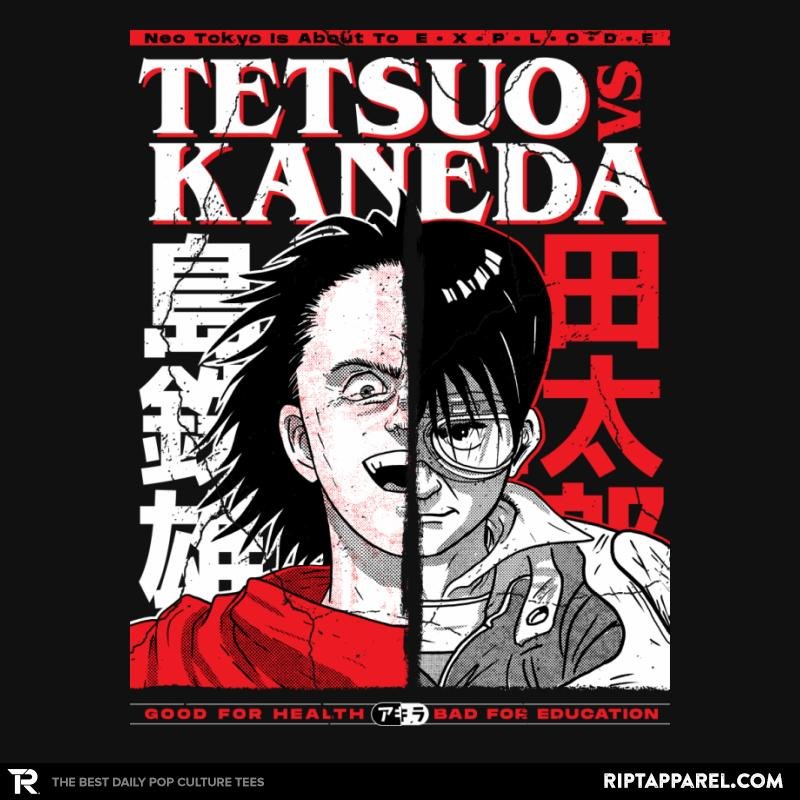 Tetsuo VS Kaneda - Adult & Kids T-Shirts, Sweatshirts & Hoodies apparel design preview 1