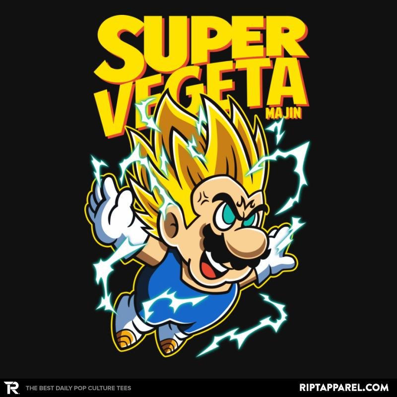 Super Vegeta Bros - Adult & Kids T-Shirts, Sweatshirts & Hoodies apparel design preview 1