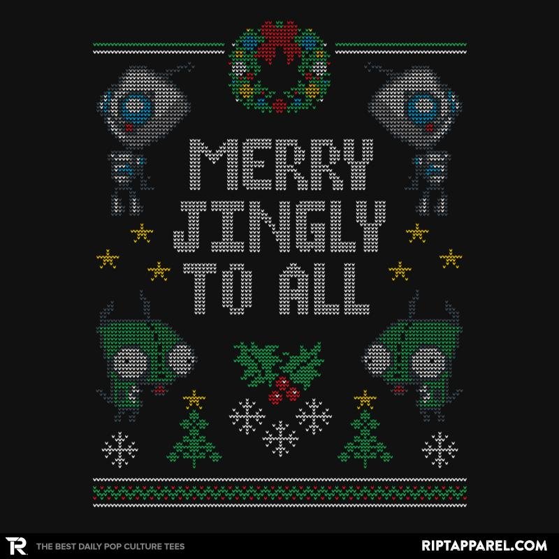 Merry Jingly Ugly Holiday - Adult & Kids T-Shirts, Sweatshirts & Hoodies apparel design preview 1