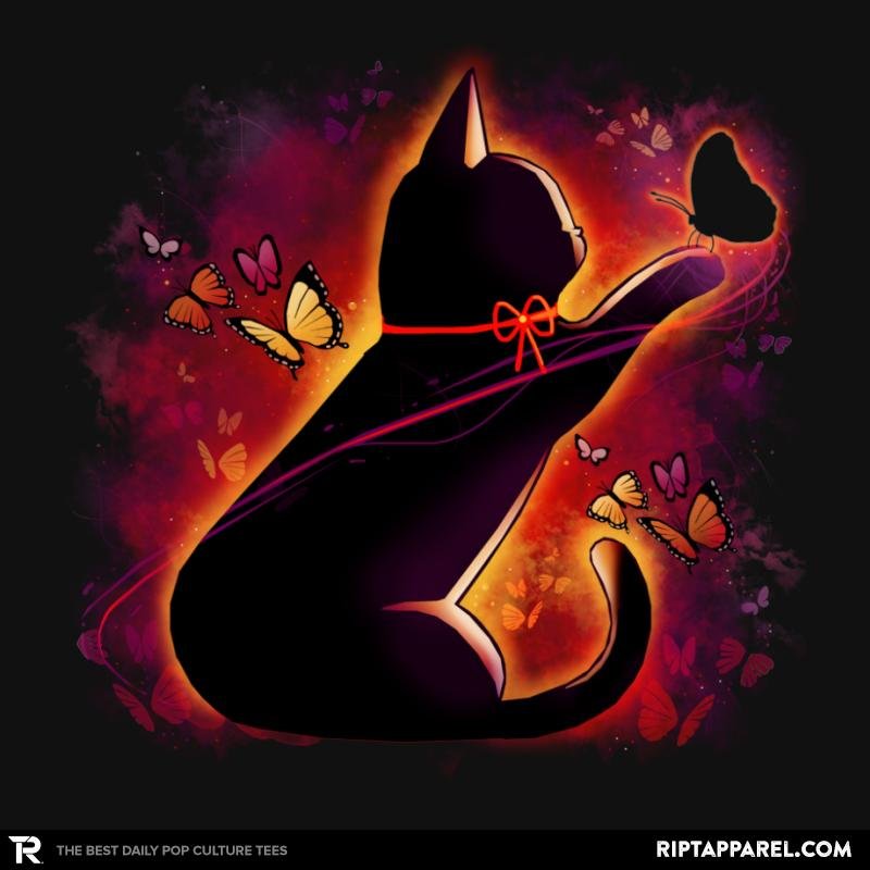 Cat Butterflies - Adult & Kids T-Shirts, Sweatshirts & Hoodies apparel design preview 1