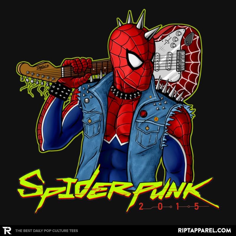SpiderPunk 2015 - Adult & Kids T-Shirts, Sweatshirts & Hoodies apparel design preview 1