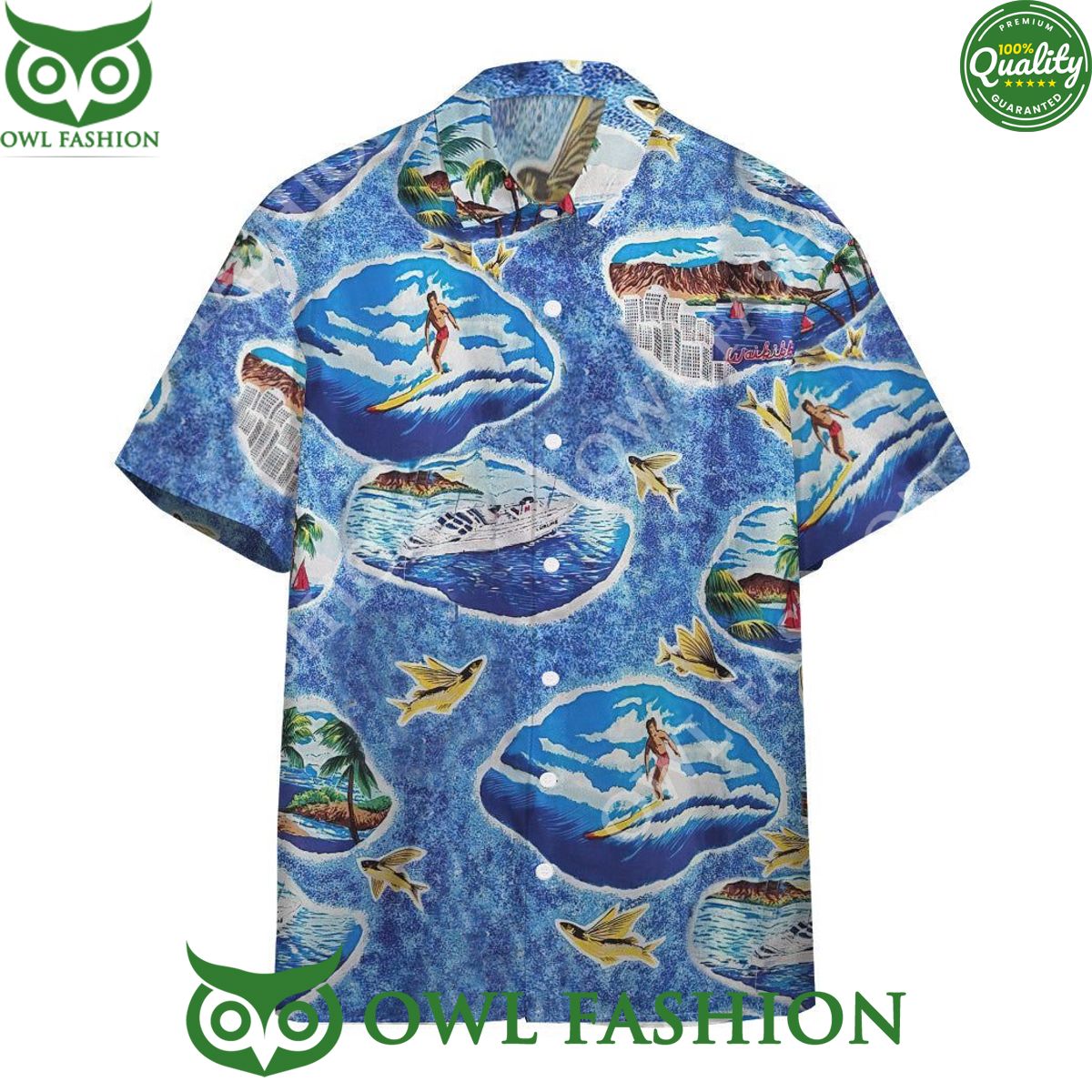 3D Honolulu Goose In Top Gun Custom Hawaiian - Adult & Kids T-Shirts, Sweatshirts & Hoodies apparel design preview 1