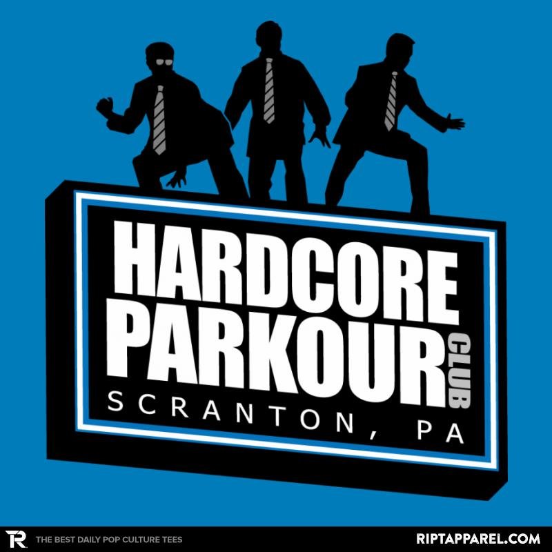 Hardcore Parkour Club - Adult & Kids T-Shirts, Sweatshirts & Hoodies apparel design preview 1