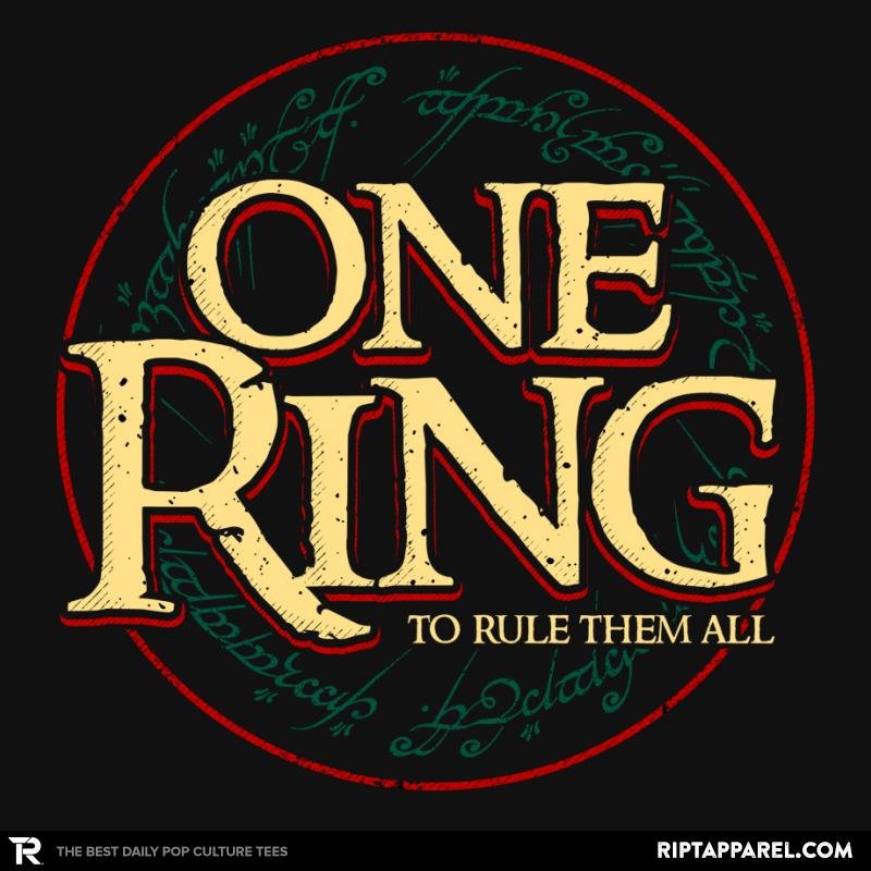 One Ring - Adult & Kids T-Shirts, Sweatshirts & Hoodies apparel design preview 1