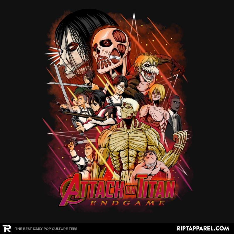 Attack On Titan Endgame - Adult & Kids T-Shirts, Sweatshirts & Hoodies apparel design preview 1