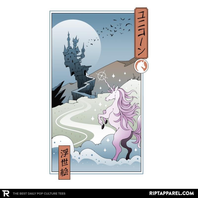 Unicorn Ukiyo-e - Adult & Kids T-Shirts, Sweatshirts & Hoodies apparel design preview 1